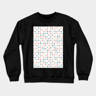 Minimal Dots Pattern Crewneck Sweatshirt